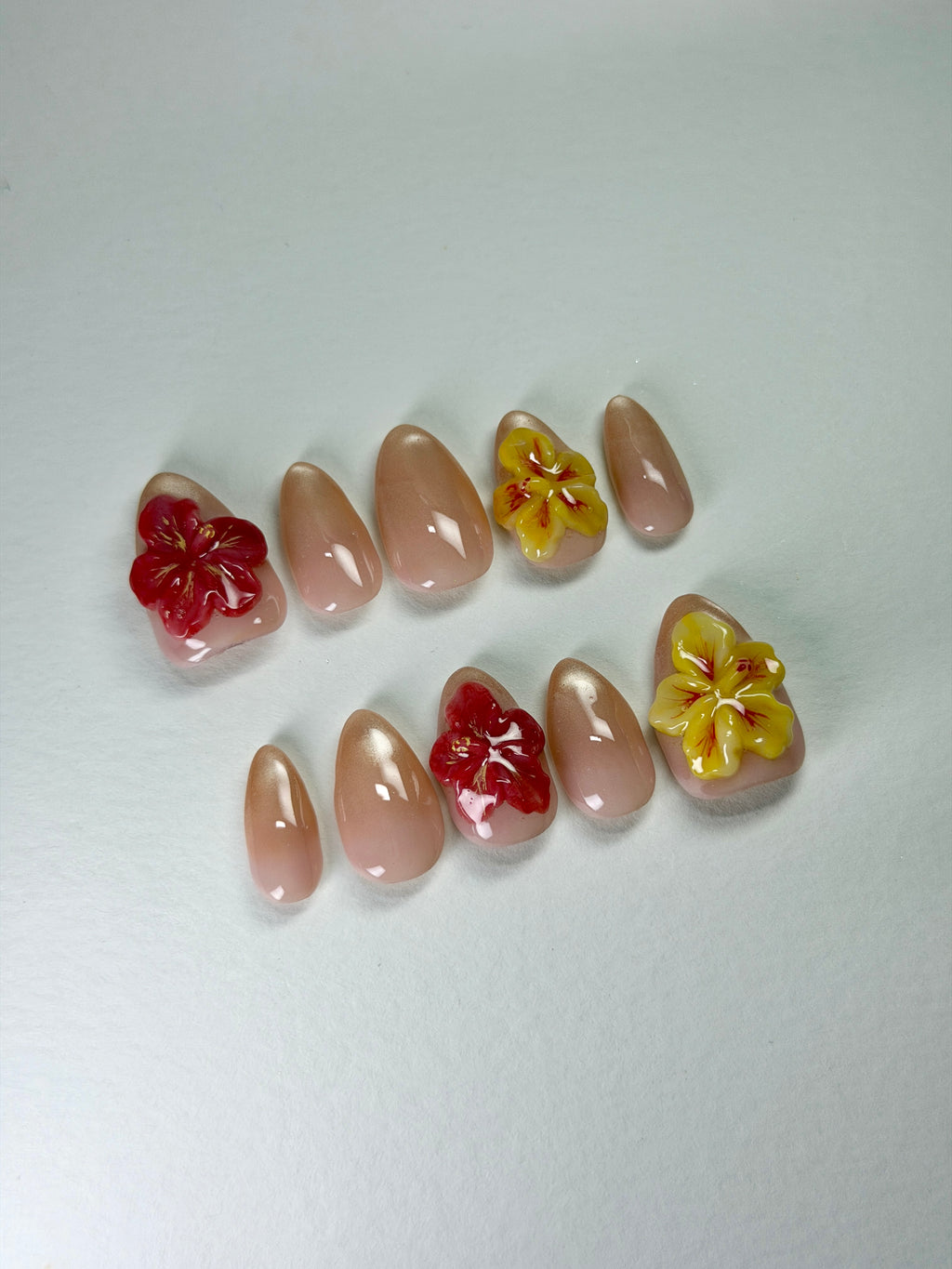 Hibiscus - Press On Nails