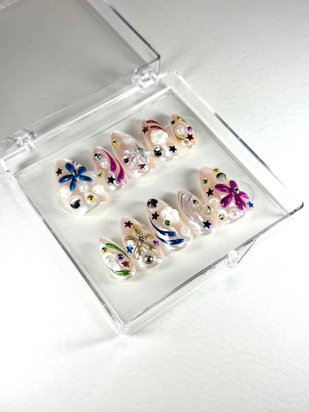 Chrome Party - Press On Nails