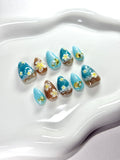 Plumeria on the water - Press On Nails