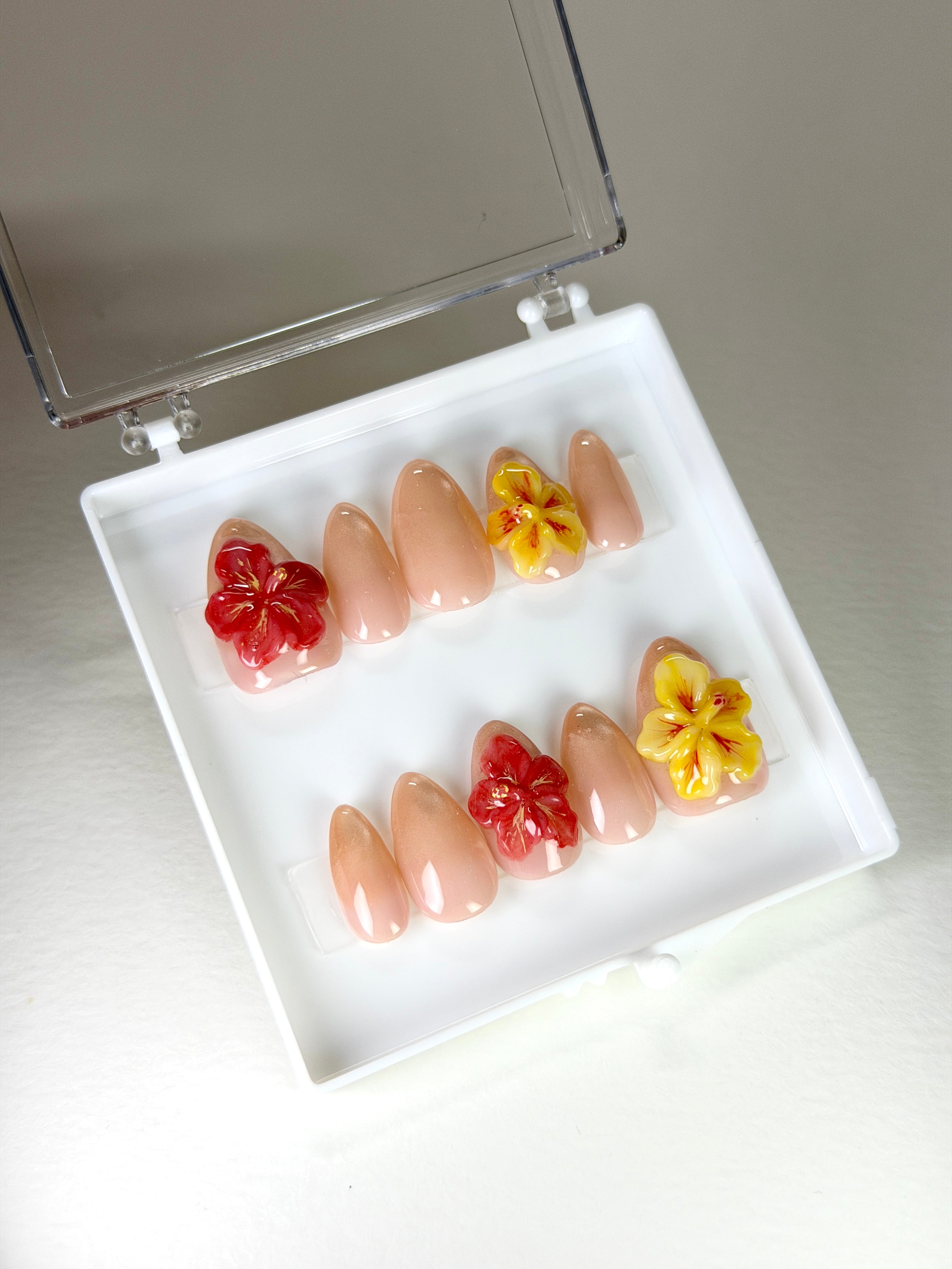 Hibiscus - Press On Nails