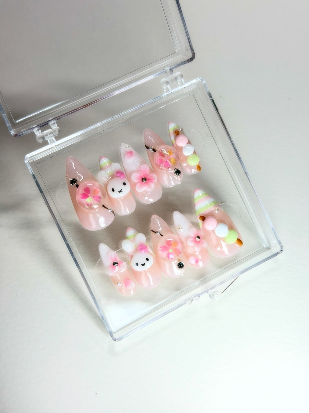 Hanami Bunny - Press On Nails