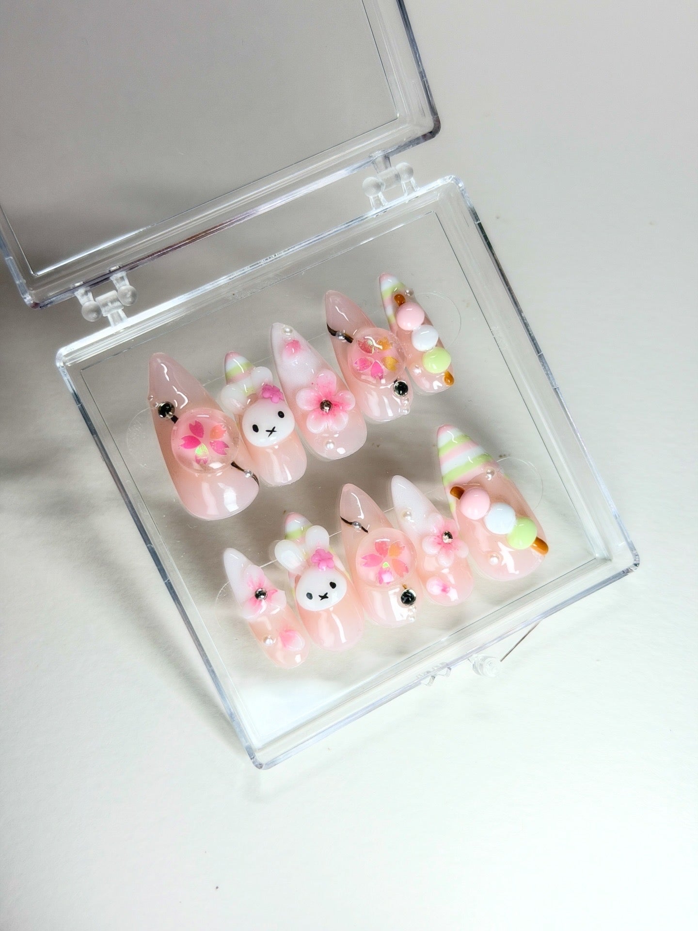 Hanami Bunny - Press On Nails